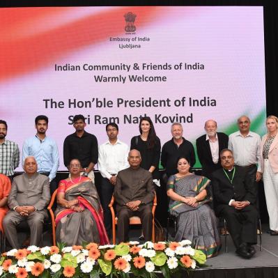 President of India Ram Nath Kovind & Borut Pahor